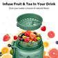 Alwager 32oz Motivational Water Bottles with Time Marker & Fruit Strainer