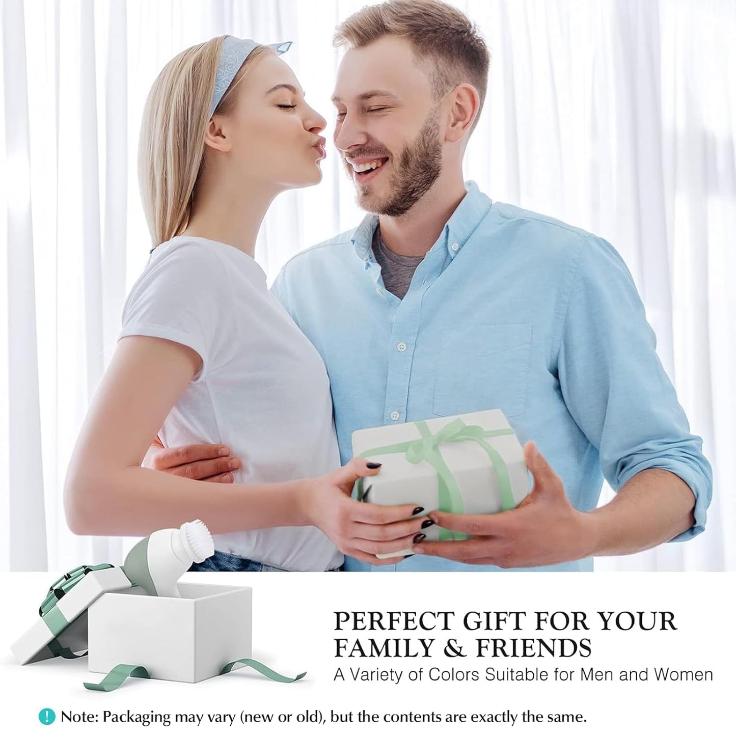 COSLUS Facial Cleansing Brush Silicone Face Scrubber