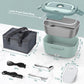 WisaKey Green Electric Lunch Box Food Heater