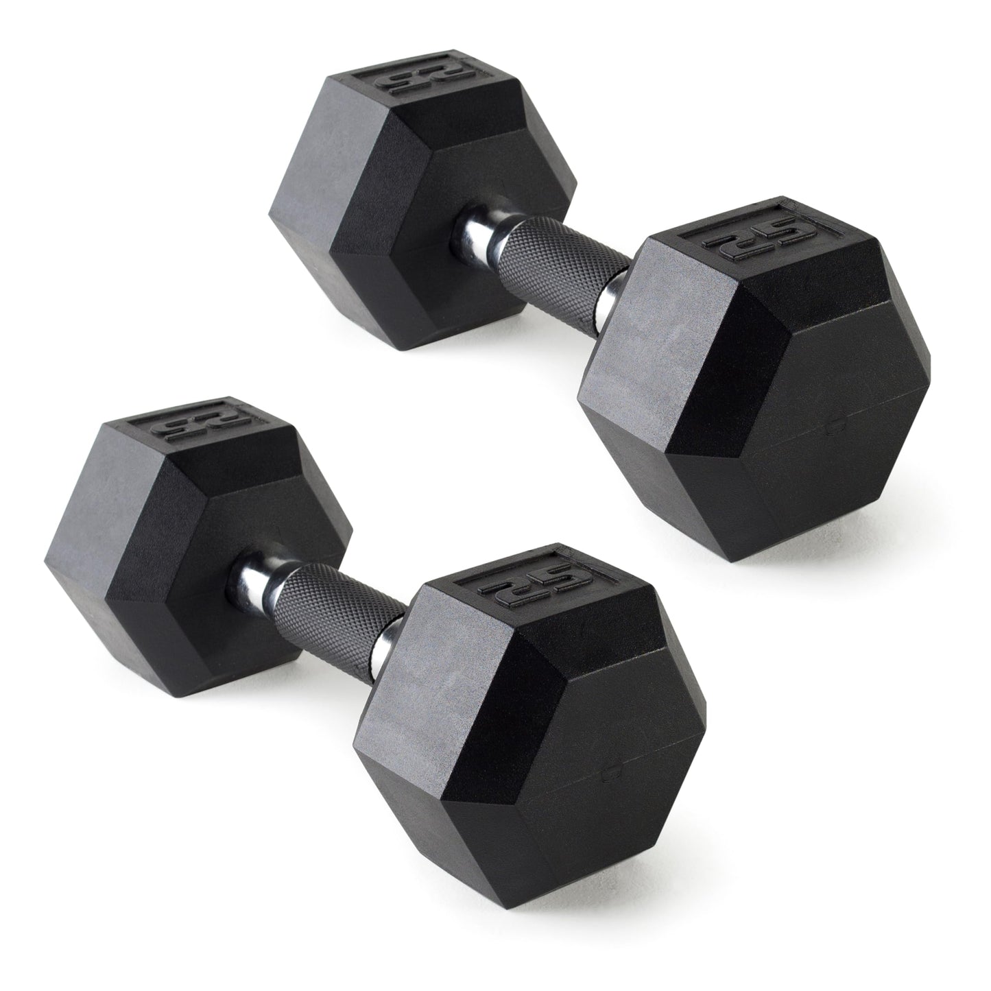 CAP Barbell 10 LB Coated Hex Dumbbell Weight Pair with Black Handle