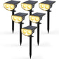 Kyosho Solar Color Spot Lights Outdoor, 9 Lighting Modes Halloween Christmas Lights