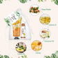 VESPRO 50 Pack Halloween Hand Cream, Facial Mask and Lip Balm Set