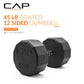 CAP Barbell 10 LB Coated Hex Dumbbell Weight Pair with Black Handle