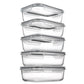 Vtopmart 5Pack 22oz Glass Storage Containers with Lids