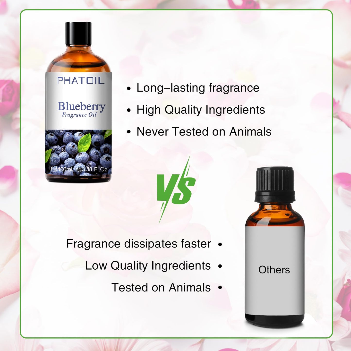 PHATOIL 3.38FL.OZ Coconut & Vanilla Fragrance Oils for Aromatherapy