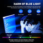 UV Clear Lens Anti Eyestrain Computer Glasses