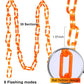 Halloween Battery-Operated Orange LED String Lights