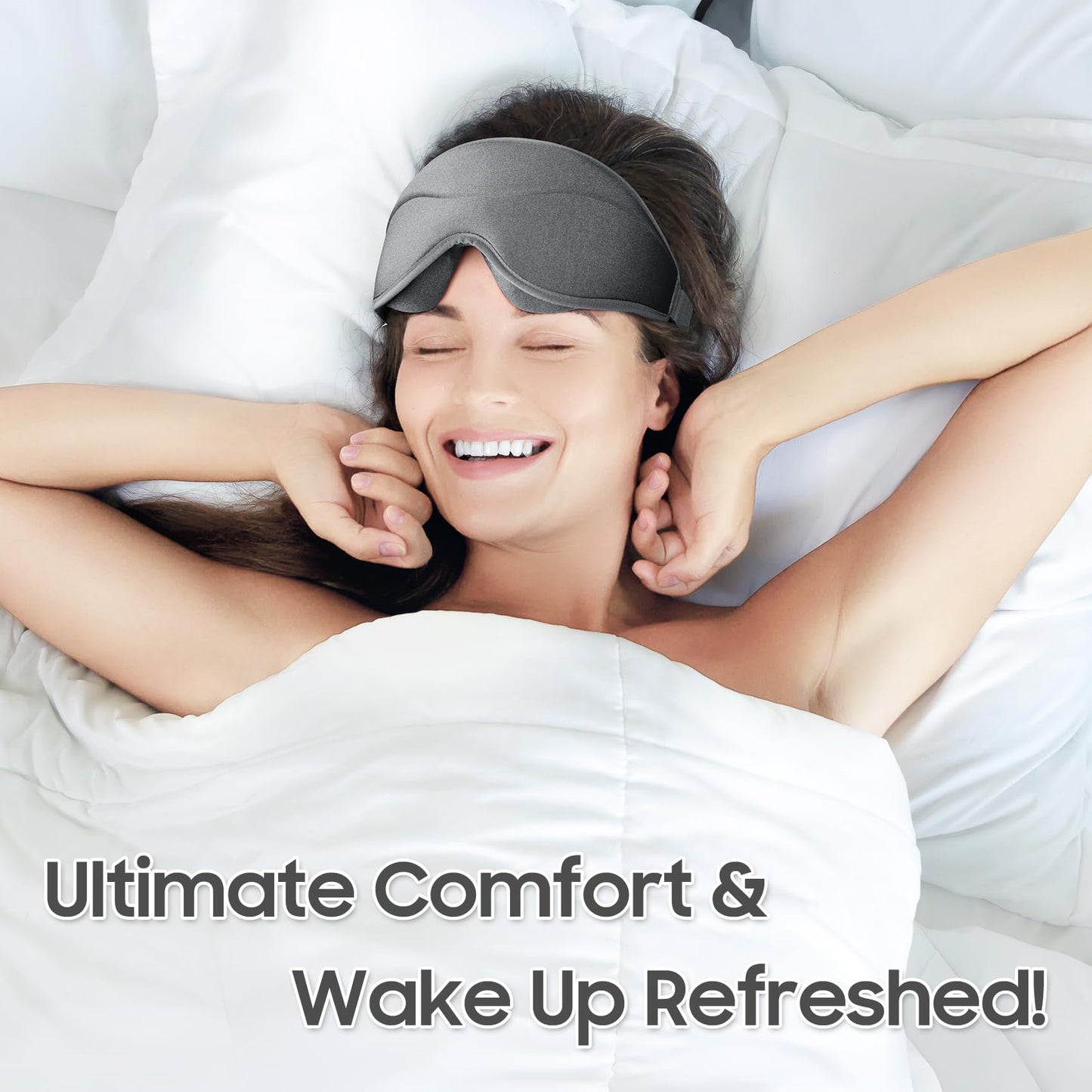 MOEASEii Sleep Mask - Total Blackout 3D Sleeping Mask