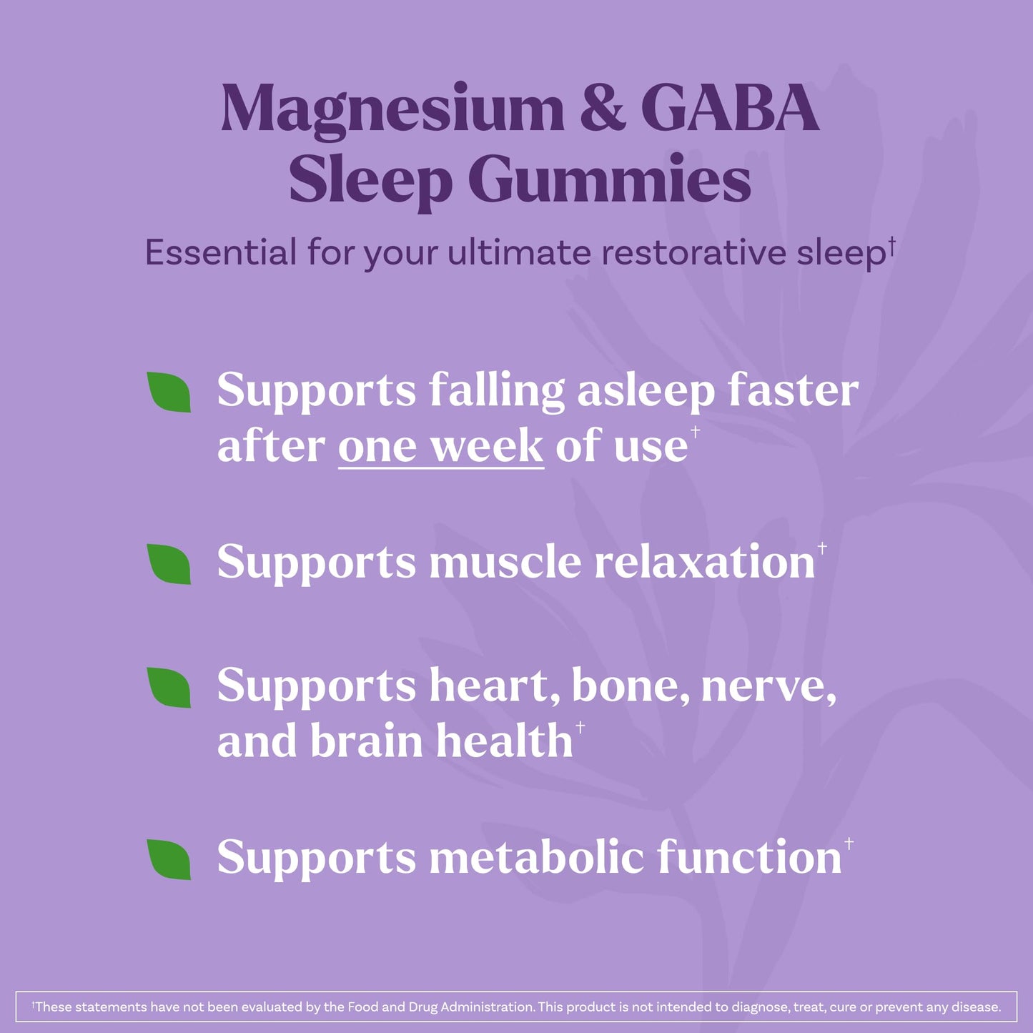 Natrol Sleep & Restore Magnesium Glycinate Blend Gummies