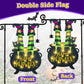 Halloween Lighted Garden Flag for Outside