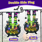 Halloween Lighted Garden Flag for Outside