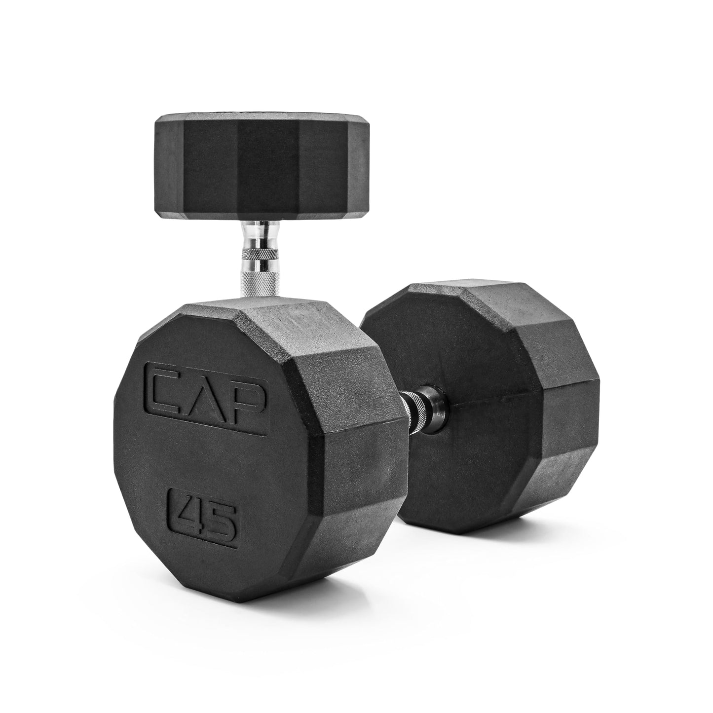 CAP Barbell 10 LB Coated Hex Dumbbell Weight Pair with Black Handle