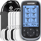 AUVON 3-in-1 TENS Unit Muscle Stimulator With 12 TENS Pads