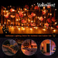 Minetom 25FT Halloween Purple String Lights