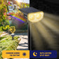 Kyosho Solar Color Spot Lights Outdoor, 9 Lighting Modes Halloween Christmas Lights