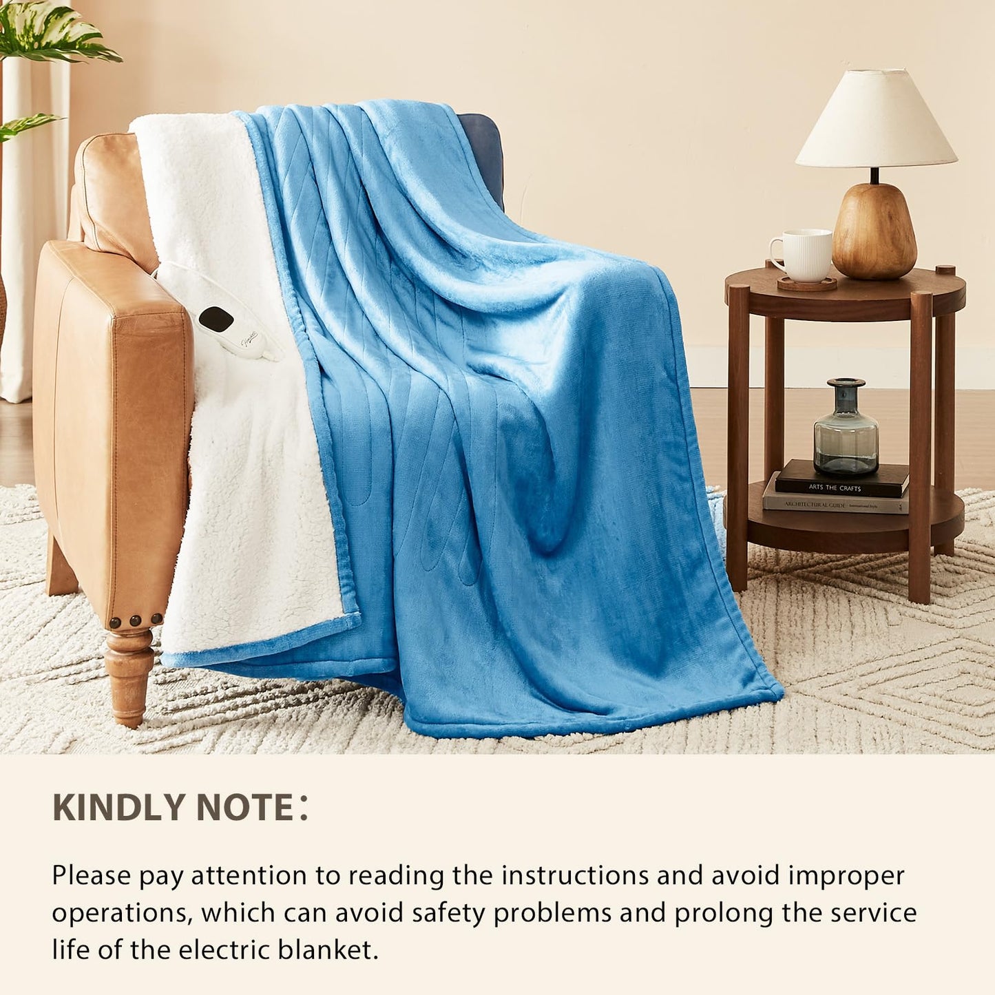 Homemate Heated Blanket Electric Throw