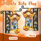 Halloween Lighted Garden Flag for Outside