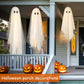 2-Pack Halloween Ghost Decorations with Remote-Controlled String Lights
