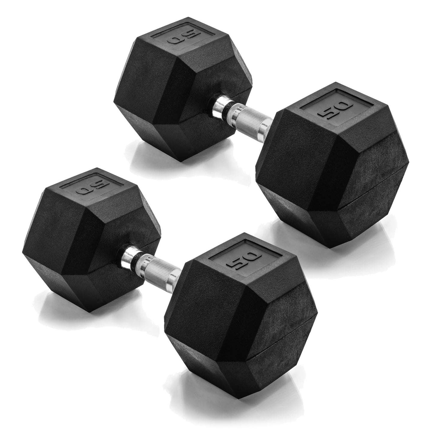 CAP Barbell 10 LB Coated Hex Dumbbell Weight Pair with Black Handle