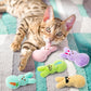 MALLMALL6 Halloween Catnip Toys – 5pcs Pumpkin Teething Set for Kittens & Cats