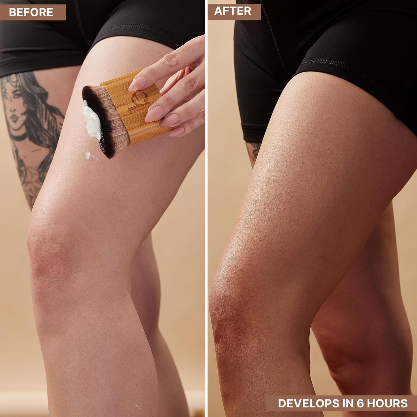 Beauty by Earth Self Tanner Natural Organic Moisturizing Lotion Medium to Dark