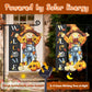 Halloween Lighted Garden Flag for Outside