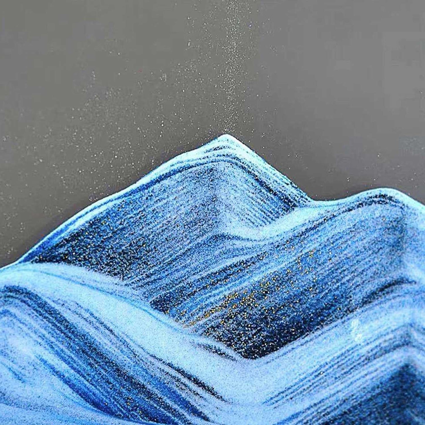 Heuanpte 3D Sand Art Light, Round Sand Picture Lamp with Stand