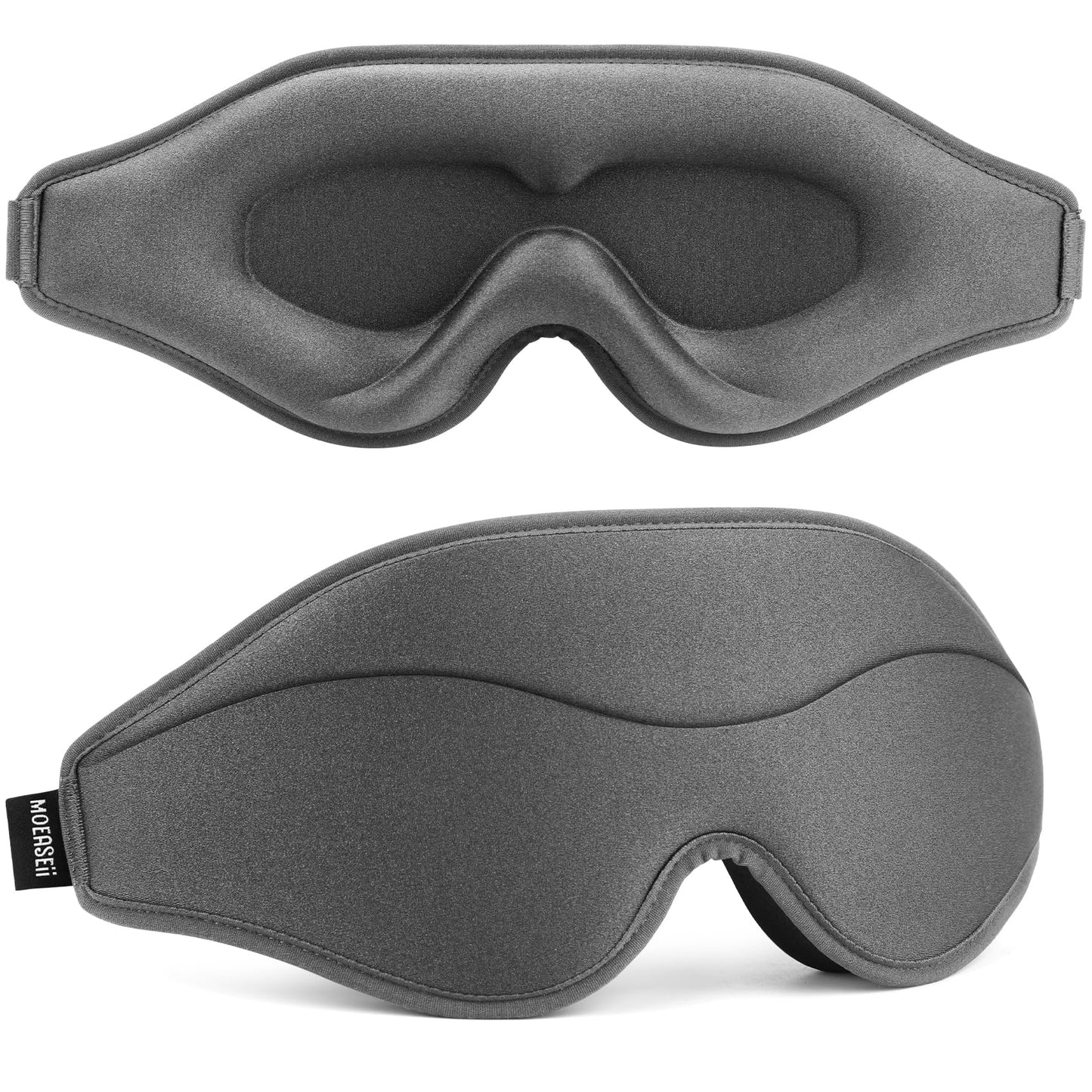 MOEASEii Sleep Mask - Total Blackout 3D Sleeping Mask