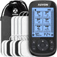 AUVON 3-in-1 TENS Unit Muscle Stimulator With 12 TENS Pads