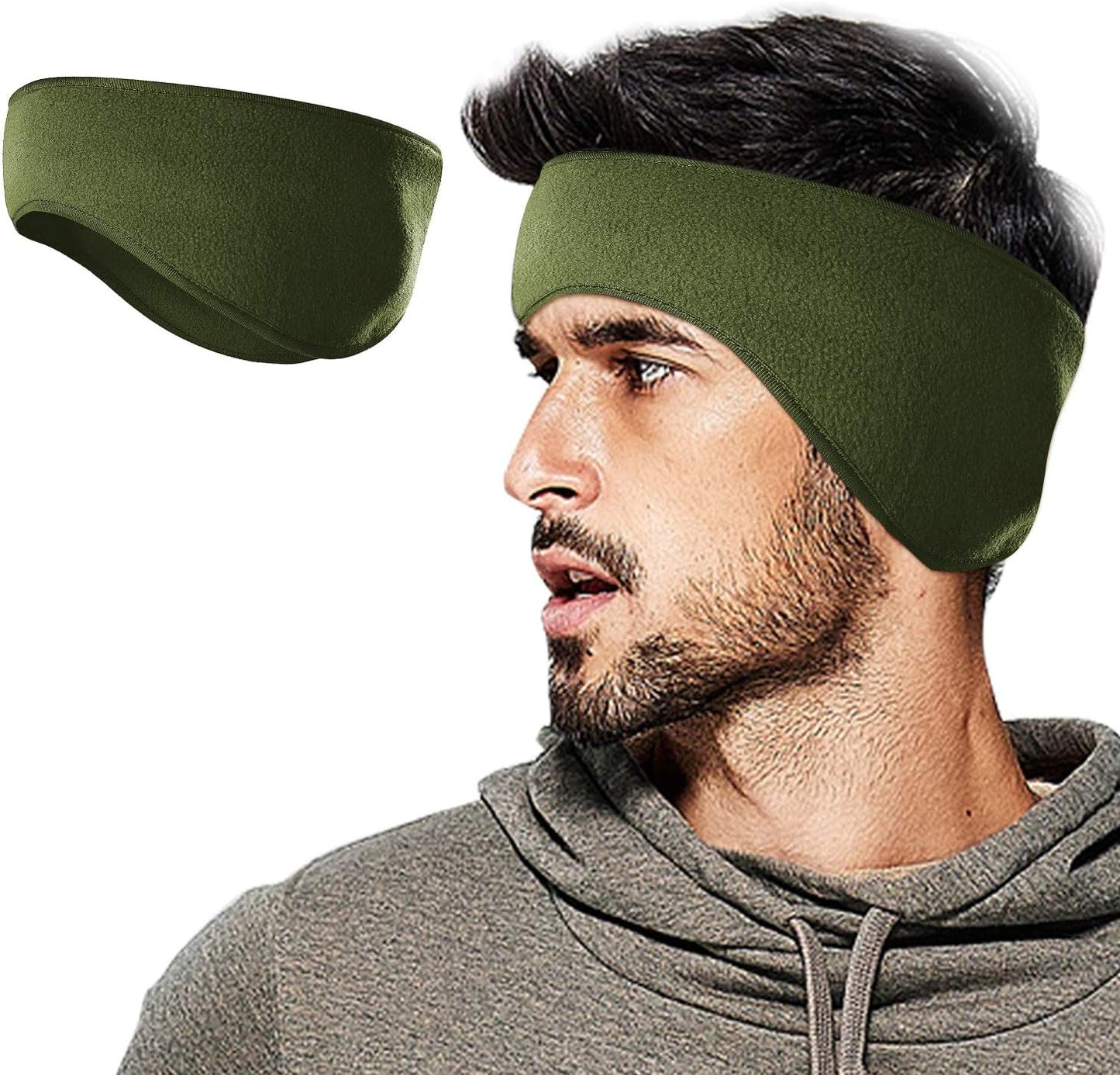 Winter Fleece Ear Warmer Headband for Men Women Kids