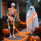 Halloween Battery-Operated Orange LED String Lights