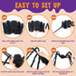 JOYIN 5ft Giant Halloween Spider – Large Black Spider for Outdoor Yard