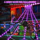 '200' Spider Web with 59' Giant Spider – Halloween Outdoor/Indoor Decor for Yard