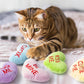 MALLMALL6 Halloween Catnip Toys – 5pcs Pumpkin Teething Set for Kittens & Cats