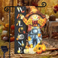 Halloween Lighted Garden Flag for Outside