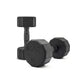 CAP Barbell 10 LB Coated Hex Dumbbell Weight Pair with Black Handle