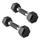 CAP Barbell 10 LB Coated Hex Dumbbell Weight Pair with Black Handle