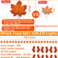 TURNMEON 2-Pack 20ft Maple Leaf LED String Lights
