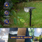 Kyosho Solar Color Spot Lights Outdoor, 9 Lighting Modes Halloween Christmas Lights