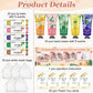 VESPRO 50 Pack Halloween Hand Cream, Facial Mask and Lip Balm Set