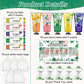 VESPRO 50 Pack Halloween Hand Cream, Facial Mask and Lip Balm Set