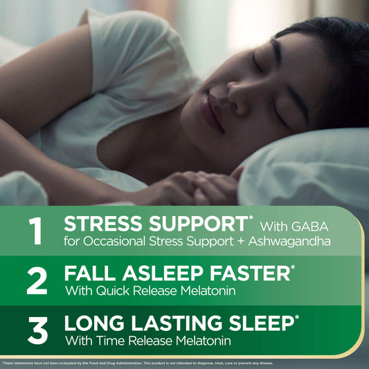 Nature's Bounty Stress Support Melatonin by Sleep3, 10mg