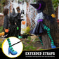 POPGIFTU 64" Large Crashing Witch into Tree Halloween Outdoor Decoration