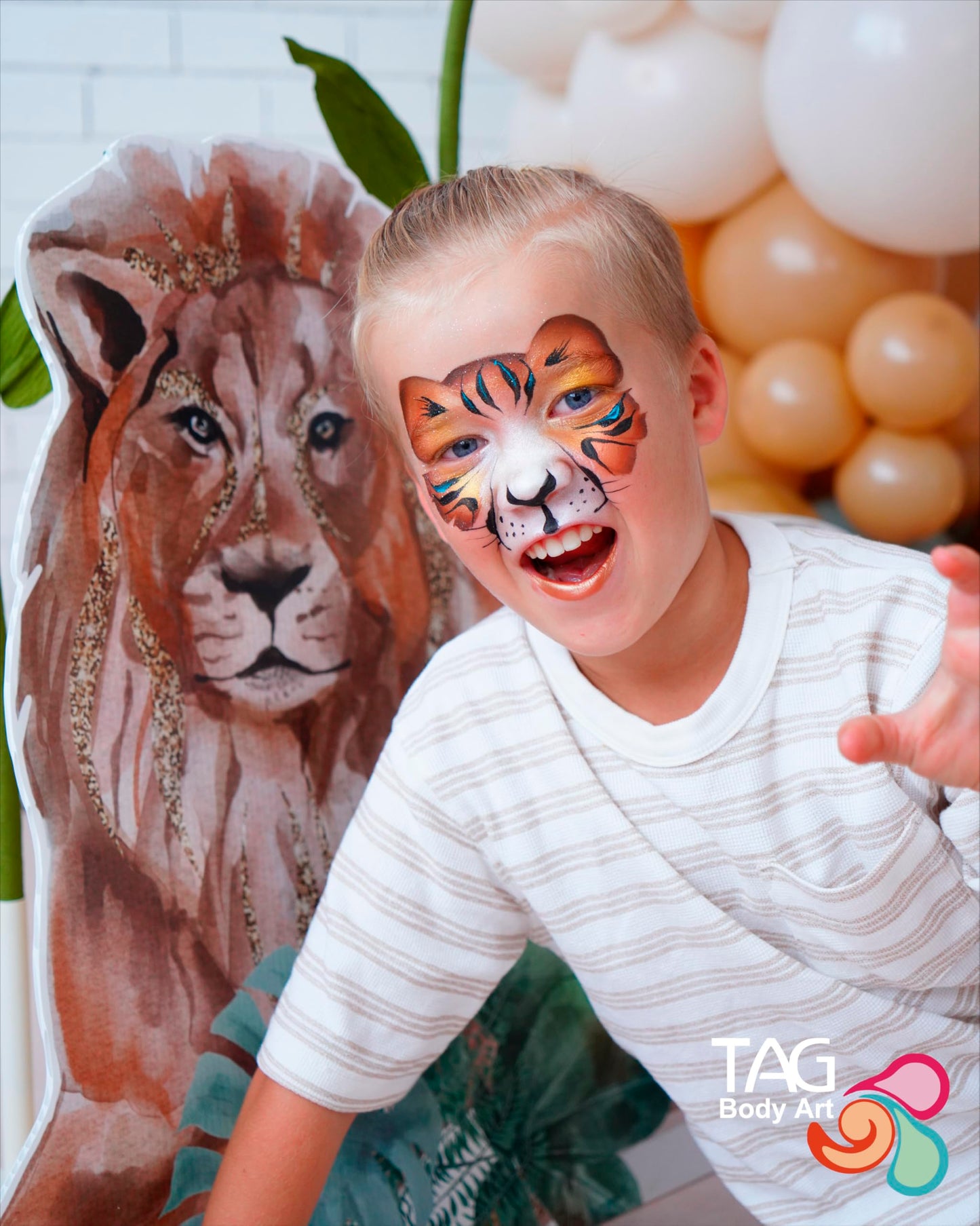 TAG Professional Face and Body Paint, Regular White 32gm
