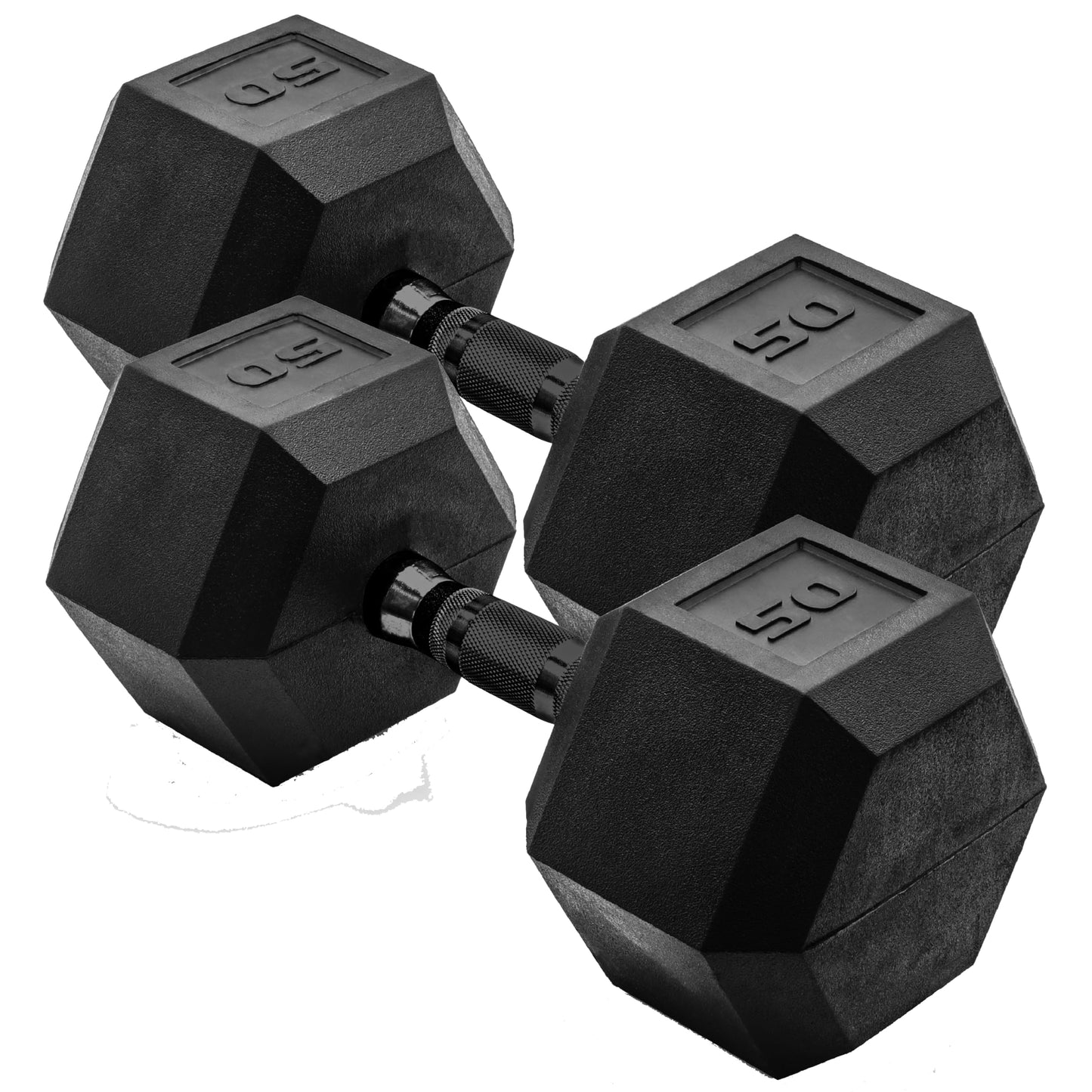CAP Barbell 10 LB Coated Hex Dumbbell Weight Pair with Black Handle