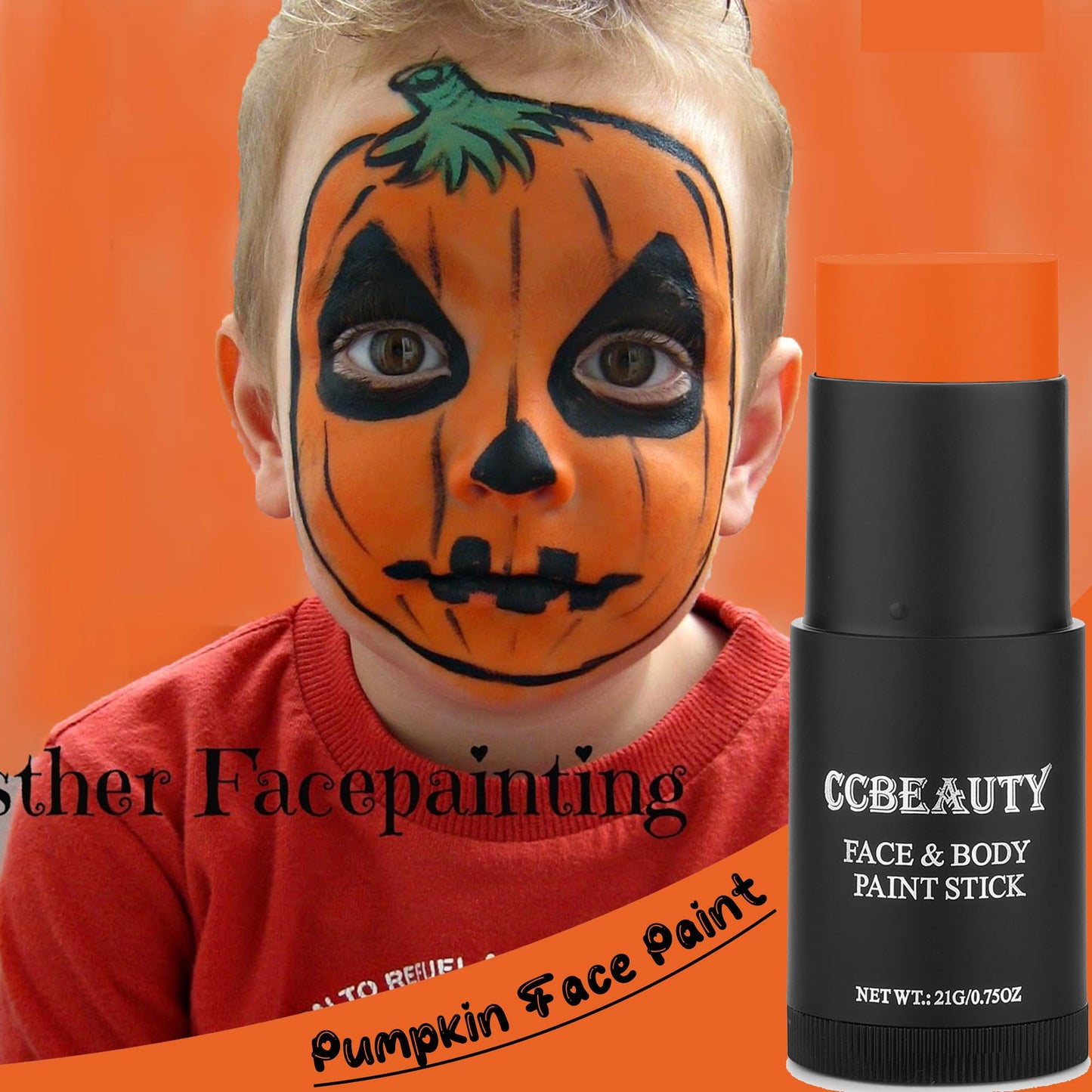 CCbeauty Witch Green Face Paint Stick, Face Painting Kit