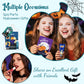 VESPRO 50 Pack Halloween Hand Cream, Facial Mask and Lip Balm Set