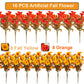 Grunyia 16 PCS Outdoor Fall Artificial Flower