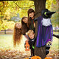 POPGIFTU 64" Large Crashing Witch into Tree Halloween Outdoor Decoration
