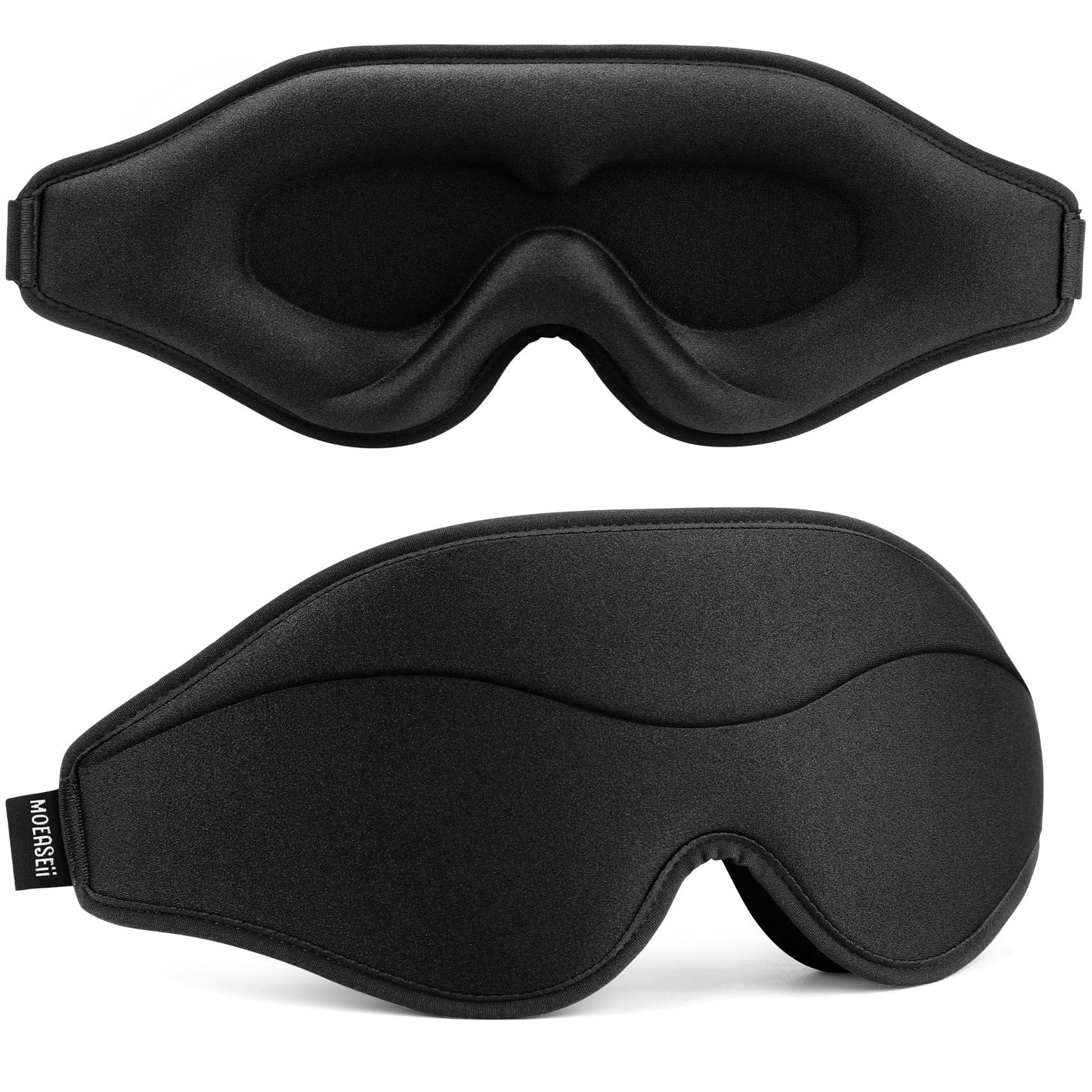 MOEASEii Sleep Mask - Total Blackout 3D Sleeping Mask